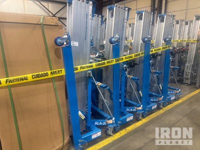 Quantity of (9) Genie SLA Material Hoists