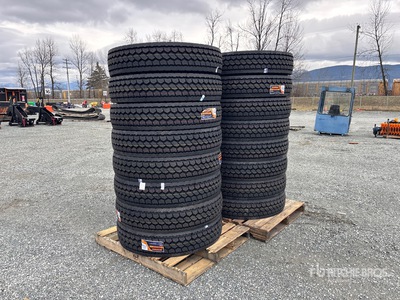 Quantity of (16) Bossway BD525 11R22.5 Drive Reifen (Unused)