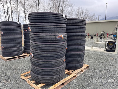 Quantity of (16) Bossway BA265 11R22.5 Trailer Tires (Unused)
