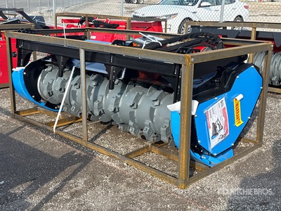 2026 Raytree RMDM72SS 72 in Drum Broyeur pour chargeuse à différentiel - Fits Skid steer (Unused)