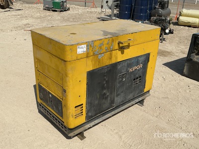 Kipor Kde19sta 19 kVA Skid-Mounted Generator Set (Inoperable)