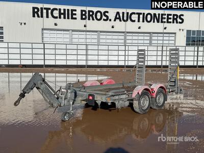 2008 Hubiere TPG352R T/A Remorque 2 Essieux Equipment Trailer (Inoperable)