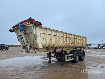 Fruehauf Remorque 2 Essieux Remolque banera