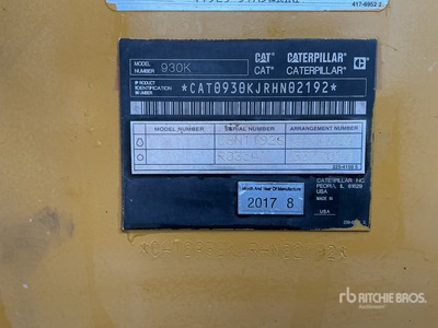 2013 Cat 930K Wheel Loader