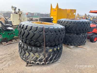 Quantity of (4) Michelin 23.5x25 Tires