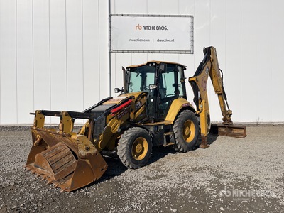 2021 Cat 428 4x4 Backhoe Loader