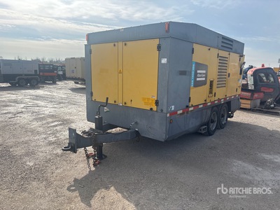2018 Atlas Copco XAS1800 JD7 T4F Mobile 171 L Air Compressor