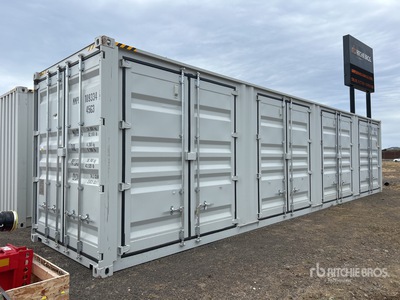 2025 40 ft High Cube Multi-Door Storage Container (Unused)