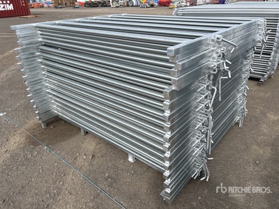 Quantity of (30) BYT 2.1 m x 1.8 m Galvanized Livestock Panel (Unused)