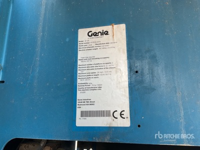 2008 Genie S125 4WD Diesel Plataforma Elevadora Telescópica