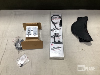 (1) Encoder, (25) Neck Protectors & Assorted Items