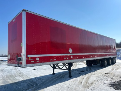 2012 Manac 53 ft x 102 in Tri/A Gesloten aanhangwagen