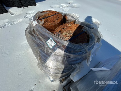 Quantity of (14) Stormbrixx ACO 314132 Remote Access Cover - Ductile Iron (Load Class D400) (Unused)