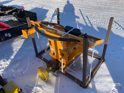 2025 GIYI GY-AD680 9 in Skid Steer Post Driver (Unused)