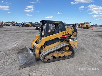 2017 Cat 259D Two-Speed Chargeuse sur rails compacte