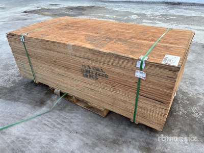 Quantity of (60) 1/2" 4x8 CSP/DFP No Stamp Plywood (Unused)