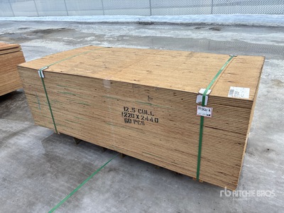 Quantity of (60) 1/2" 4x8 CSP/DFP No Stamp Plywood (Unused)
