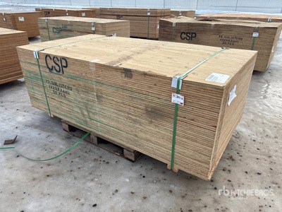 Quantity of (50) 5/8" 4x8 CSP/DFP No Stamp Plywood (Unused)