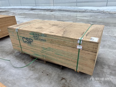 Quantity of (40) 3/4" 4x8 CSP/DFP No Stamp Plywood (Unused)