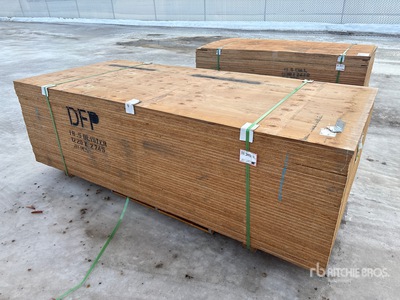 Quantity of (40) 3/4" 4x9 Douglas Fir 7 Ply No Stamp Plywood (Unused)