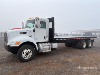 2016 Peterbilt PB348 6x4 Flatbed Truck