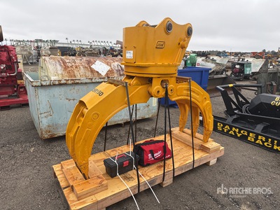 2024 Jisan JSSR150 63 in Rotating Excavator Grapple - Fits Cat 311/312 (Unused)