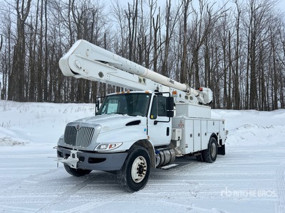 2016 Altec AA56 56 ft on 2017 International DuraStar 4300 4x2 Cable Placer Bucket Truck