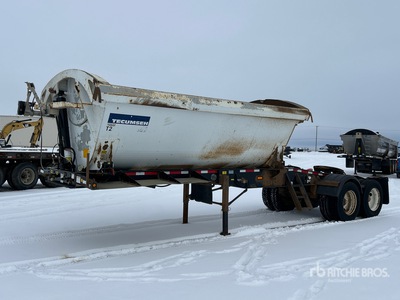 2011 Cross Country 16 ft T/A Lead Side Dump Trailer