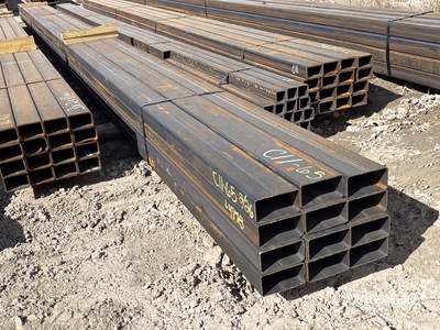 Quantity of (12) 2 in x 4 in x 11 GA Rectangle Tubing