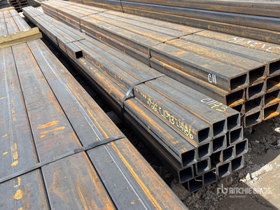 Quantity of (16) 1 1/2 in x 1 1/2 in x 19 ft 6 in Mix Square Tubing