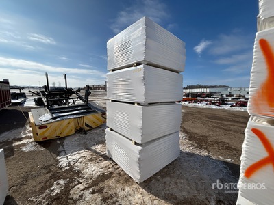 Quantity of (4) Boxes of Insulation معدات بناء متنوعة