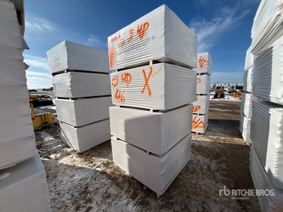Quantity of (4) Boxes of Insulation معدات بناء متنوعة