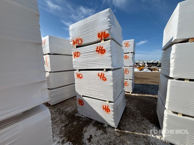 Quantity of (4) Boxes of Insulation معدات بناء متنوعة