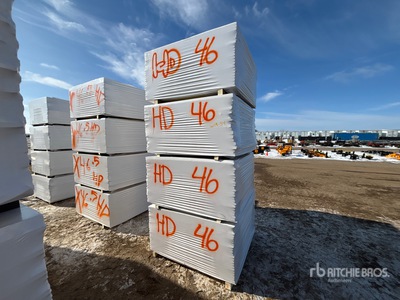 Quantity of (4) Boxes of Insulation معدات بناء متنوعة