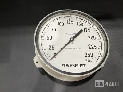 Weksler SA28-3PIF-RWB0 Dial Indicating Pressure Gage