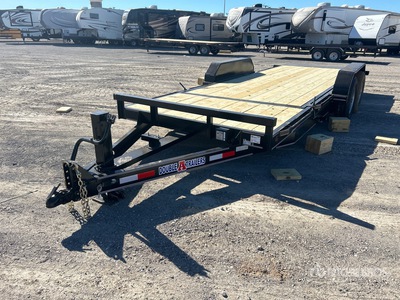 2026 Double A 21 ft T/A Tilt Deck Trailer