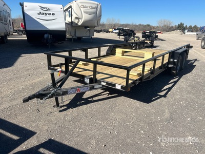 2026 Double A 20 ft T/A Utility Trailer