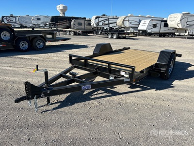 2026 Double A 8012S7K 12 ft S/A Tilt Deck Trailer