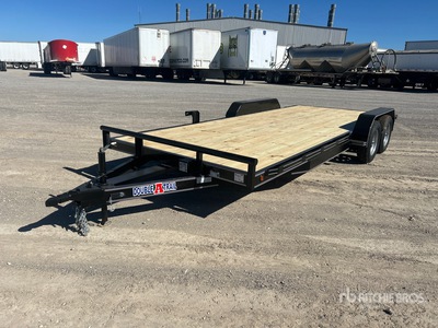 2026 Double A 8320T 20 ft T/A Equipment Trailer