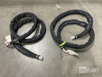 (2) Parker-Hannifin Y6723JCJ9161616-142-YS Heater Hoses