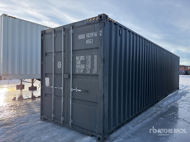 Acb Containers 2025 40 ft High Cube Storage Container | Ritchie Bros. Auctioneers