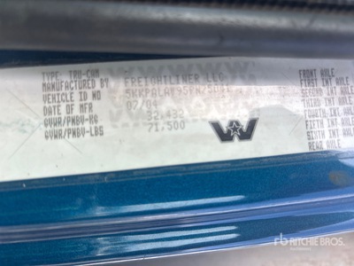 2005 Western Star 4900 8x6 Tri/A Day Cab Truck Tractor