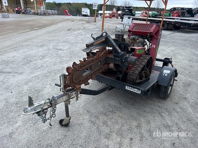 Southern TRX16-22972HD Walk Behind Trencher w/2021 TORO 4x5 Dingo Trailer T22997 Trailer