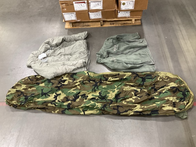 (2) Cold Weather Parkas, (6) Cold Weather Jackets & Assorted Items