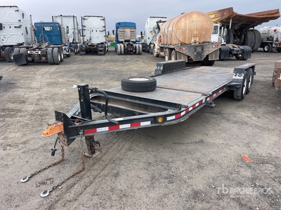2017 Towmaster T-12DT 16 ft T/A Remorque Basculante Pour Équipement