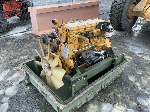 Cat 3116 Turbo Diesel Engine w/Shipping Container