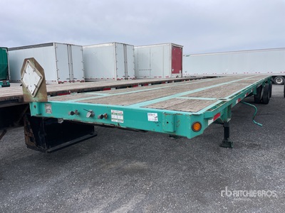 1992 Fontaine 48 ft T/A Spread Axle Flatbed Trailer