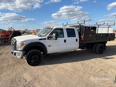 2016 Ford F-550 4x4 Flatbed Truck
