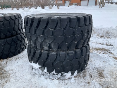 Quantity of (2) Double Coin 29.5R25 Pneus (Unused)