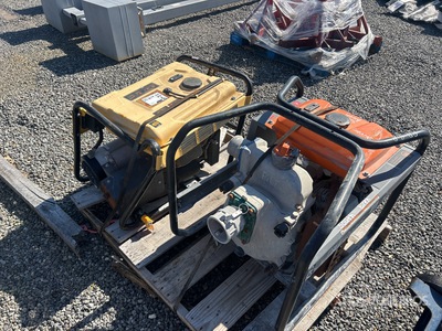 Quantity of (1) Generac Water Pump and (1) Dewalt Portable Generator Set (Inoperable)